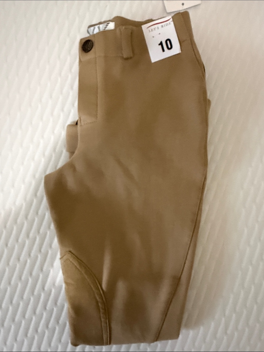 TuffRider Khaki Riding Breeches - Size 10 NWT